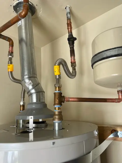 Water heater installation and plumbing repair in Misty Meadows